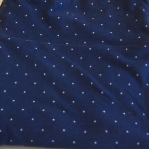 Dark blue polka dot leggings